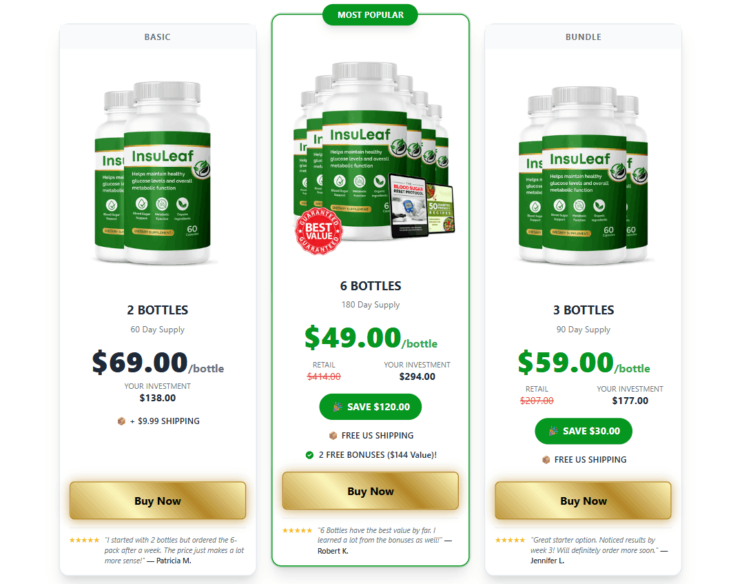 3 Days InsuLeaf Offer